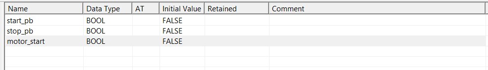 insert variables for function block